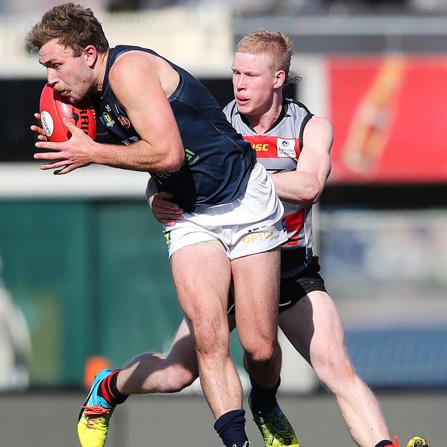 Jobi Harper was again Launceston’s best player in the loss to North Launceston. Picture: NIKKI DAVIS-JONES