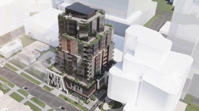 If approved, the building would go up next to where a 14-storey tower is set to be constructed.