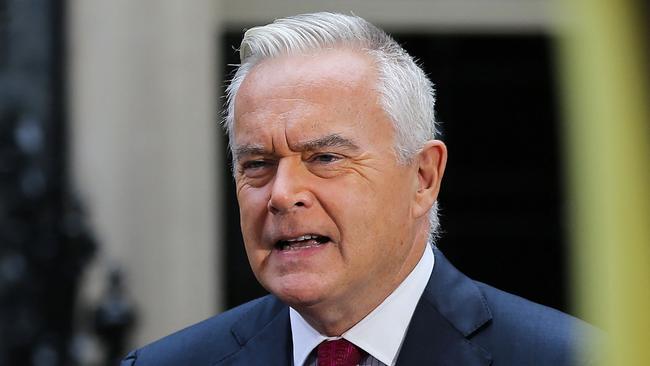 Veteran BBC journalist Huw Edwards has been named as the presenter who paid a young person thousands of dollars for explicit images. Picture: AFP.