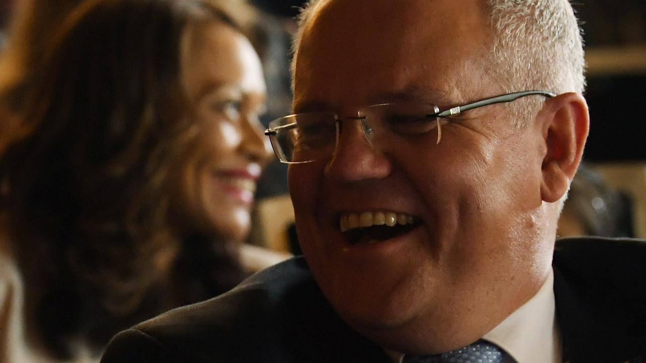 Mr Morrison said he had been called upon “to do God’s work”. Picture: Dean Lewins/AAP.