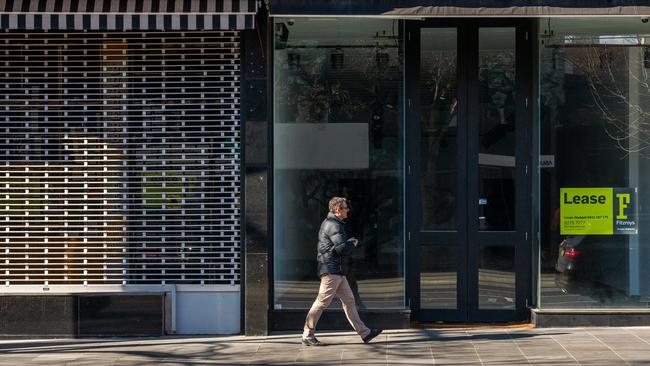 Chapel Street shopping district has been hard-hit by the lockdowns. Picture: Getty Images