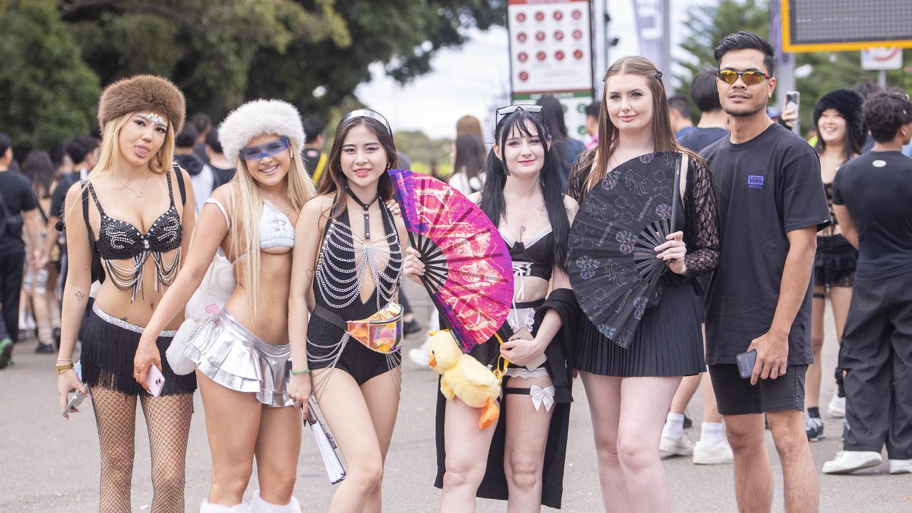 SYDNEY, AUSTRALIA. NewsWire Photos. October 5, 2024. Festival-goers at the Knockout Festival at Sydney Olympic Park. Picture: NewsWire / Jeremy Piper