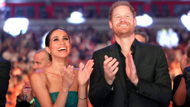 The couple - seen here at last month’s Invictus Games in Germany - ducked off to Portugal en route back to the US. Picture: Chris Jackson/Getty Images