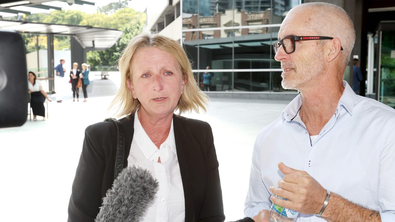 Michelle and Philip Dodunski, at the Inquest into a mining death of there son Gareth Dodunski in Mackay.