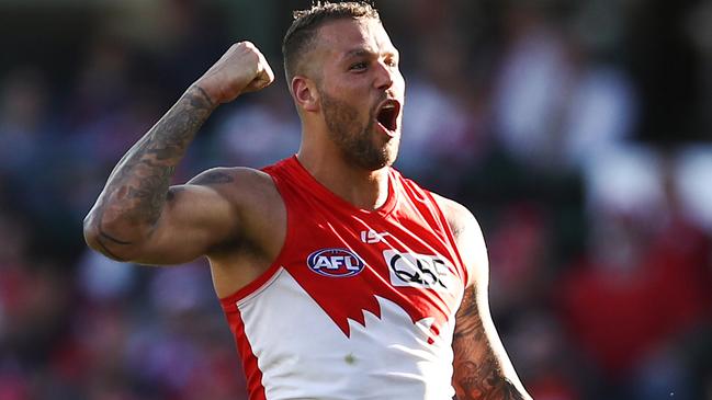 Lance Franklin has always been Ugle-Hagan’s inspiration. Picture: AAP