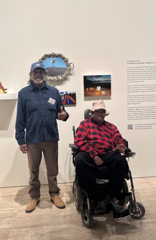 Charles Inkamala (left) and Mr Robertson (right). Picture: Supplied