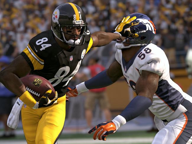 Madden uses the Frostbite engine to great effect — although player models look stiff when compared with FIFA 18.