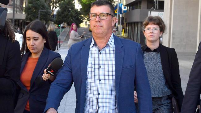 Former Ipswich mayor Andrew Antoniolli leaves Brisbane Supreme Court in June. Picture: John Gass