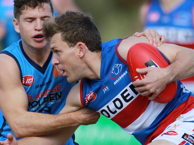 SANFL: Central District v Sturt at Elizabeth Oval. Central's Kyle Jenner. Picture: DYLAN COKER