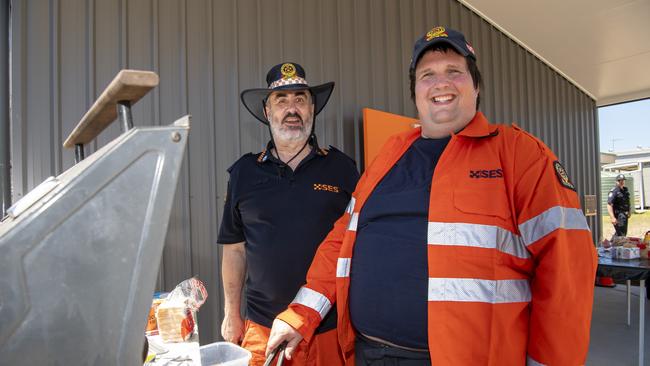 . Opening new SES building in Crows Nest are (from left) Paul Kerans and Carlo Bionda.