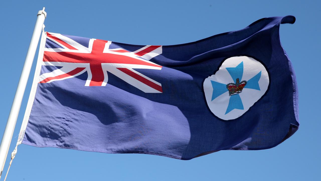 The state flag of Queensland. Picture: Richard Walker