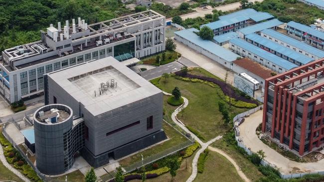 The P4 laboratory (L) on the campus of the Wuhan Institute of Virology. Picture: AFP.