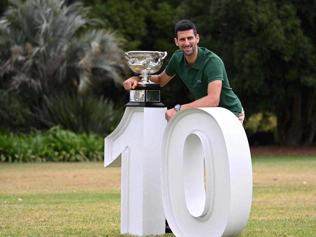 Serbia's Novak Djokovic has his sights set on winning an 11th Australian Open –