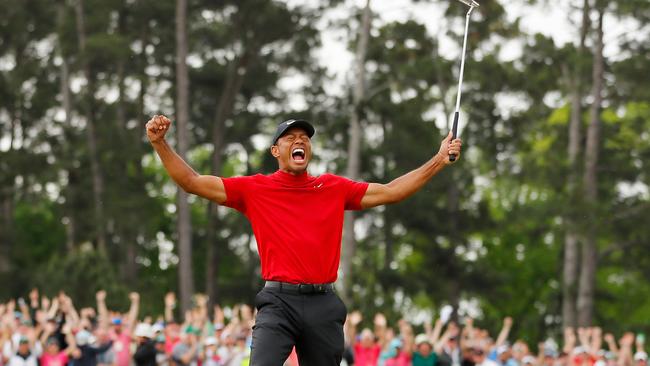 Tiger Woods will be honoured by US President Donald Trump after his US Masters win. Picture: Getty Images. 