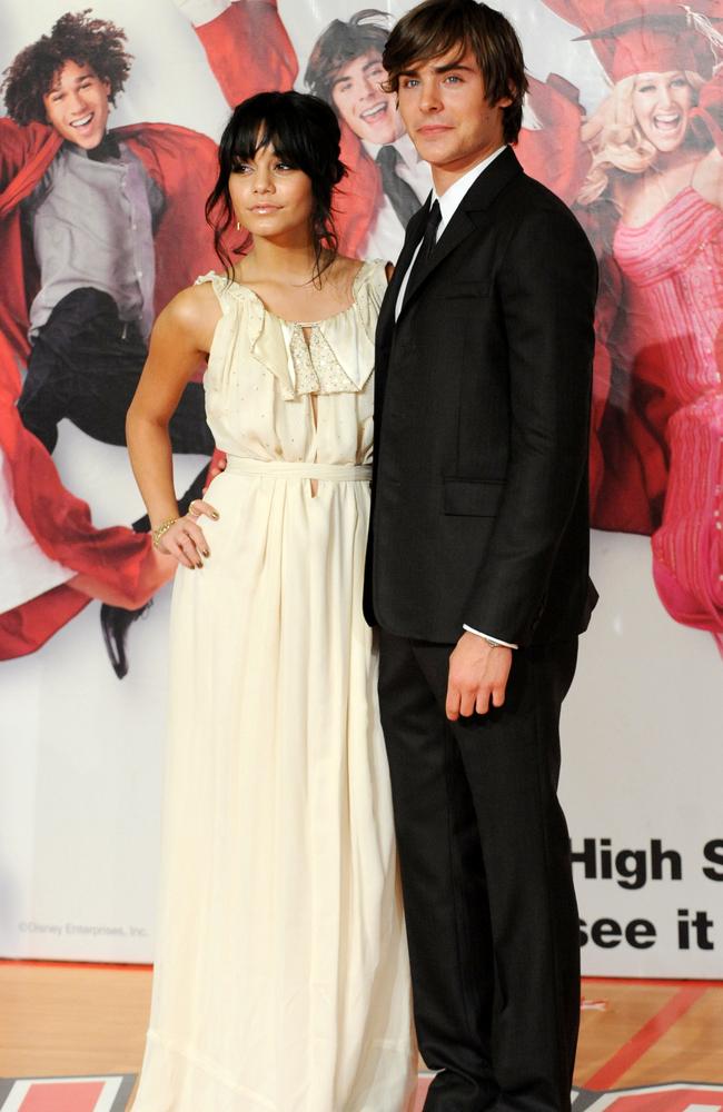 Vanessa Hudgens and Zac Efron dated for five years. Picture: AAP Image/Tracey Nearmy