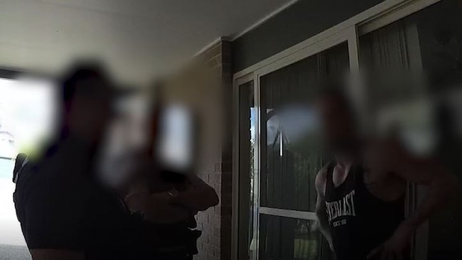 Two members of the Mongols bikie gang have been arrested and charged with drug offences after raids on the Gold Coast today, according to Queensland Police.