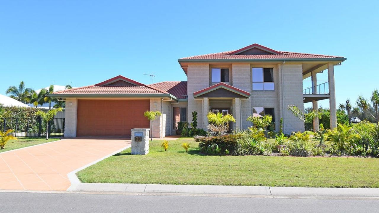 This five-bedroom house at 37 Barramundi Dr, Burrum Heads, is for sale for offers over $950,000.