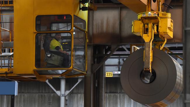 Perhaps cement and steel workers can be ‘retrained to manage the torrents of public spending’ in the upskilling part of the government’s package, Henry Ergas writes. Picture: AAP