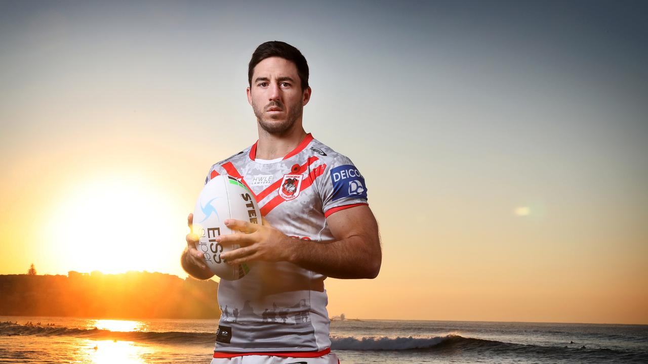 Dragons skipper Ben Hunt will be with the Red V until at least the end of 2023 after taking up an option in his favour. Picture: Richard Dobson.