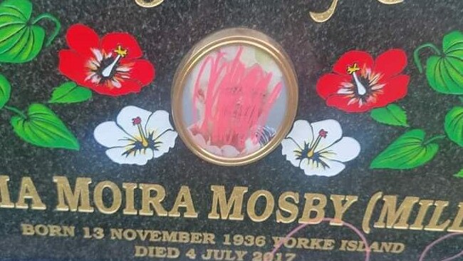 Vandals have targeted the Torres Strait Islander graves located at the Martyn Street Cemetery. Picture: Supplied