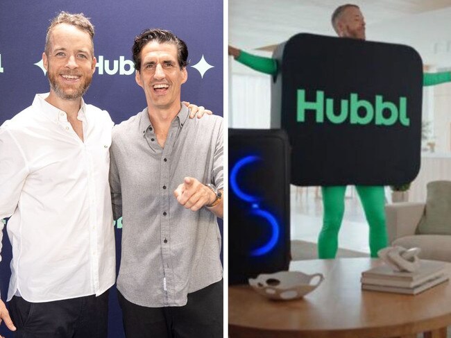 Hamish Blake and Andy Lee star in new Hubbl campaign.