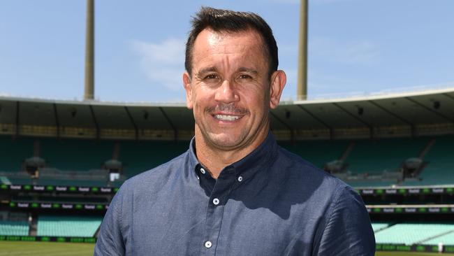 Former Newcastle Knights and Cronulla Sharks NRL player Matthew Johns at a Fox League Launch in the SCG, Sydney. Picture: Tracey Nearmy/Daily Telegraph