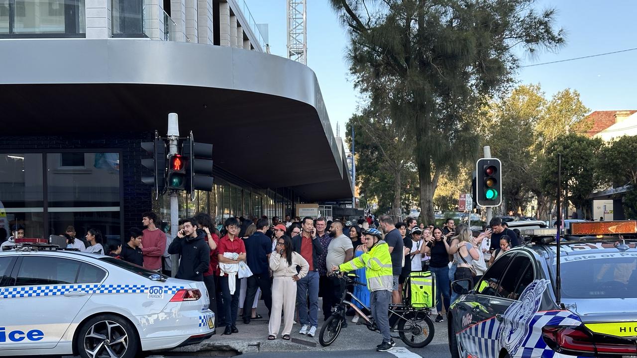 Incident at Bondi Junction Westfields. Reports of people stabbed and Police shooting an offender. Picture Max Mason Hubers