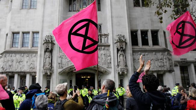 Extinction Rebellion protests are becoming more extreme. Picture: Tolga Akmen/AFP