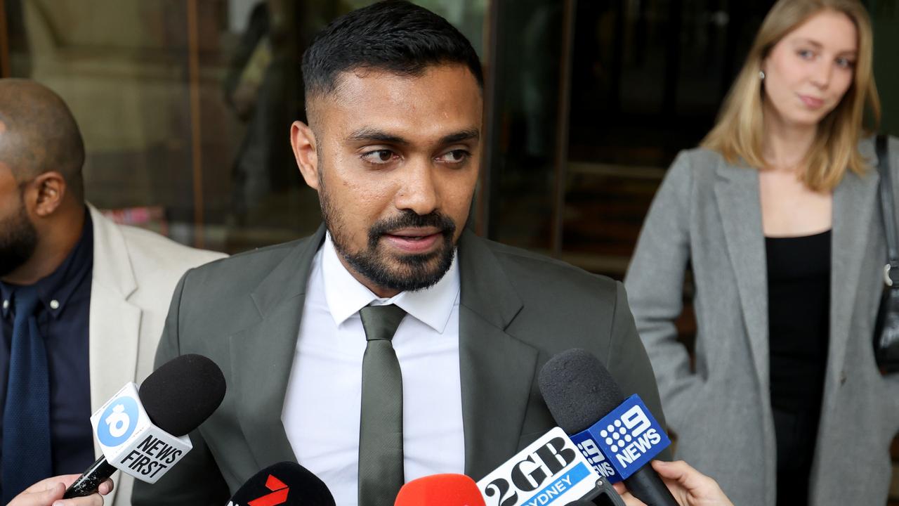 SSri Lankan cricketer Danushka Gunathilaka has been found not guilty of sexual assault.. Picture: NCA NewsWire / Damian Shaw