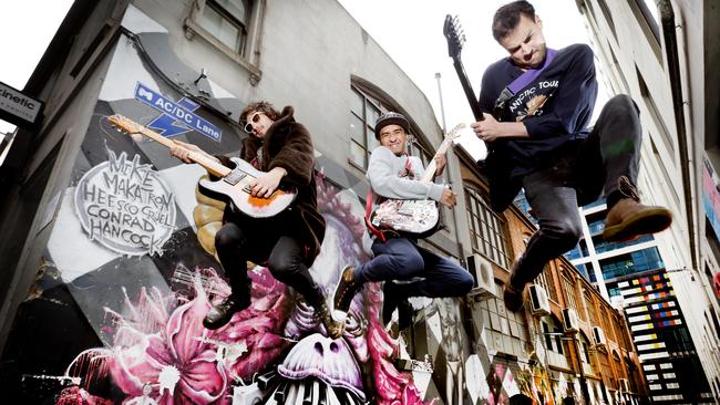 Rockers at ACDC Lane. Picture: Nicole Cleary