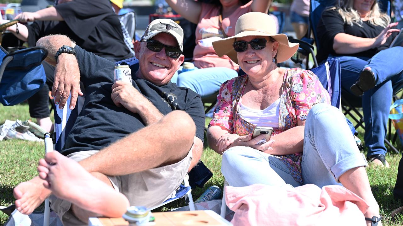 Nic and Pete Graham at the Red Hot Summer Tour at the Cairns Showgrounds on Saturday afternoon. Picture Emily Barker