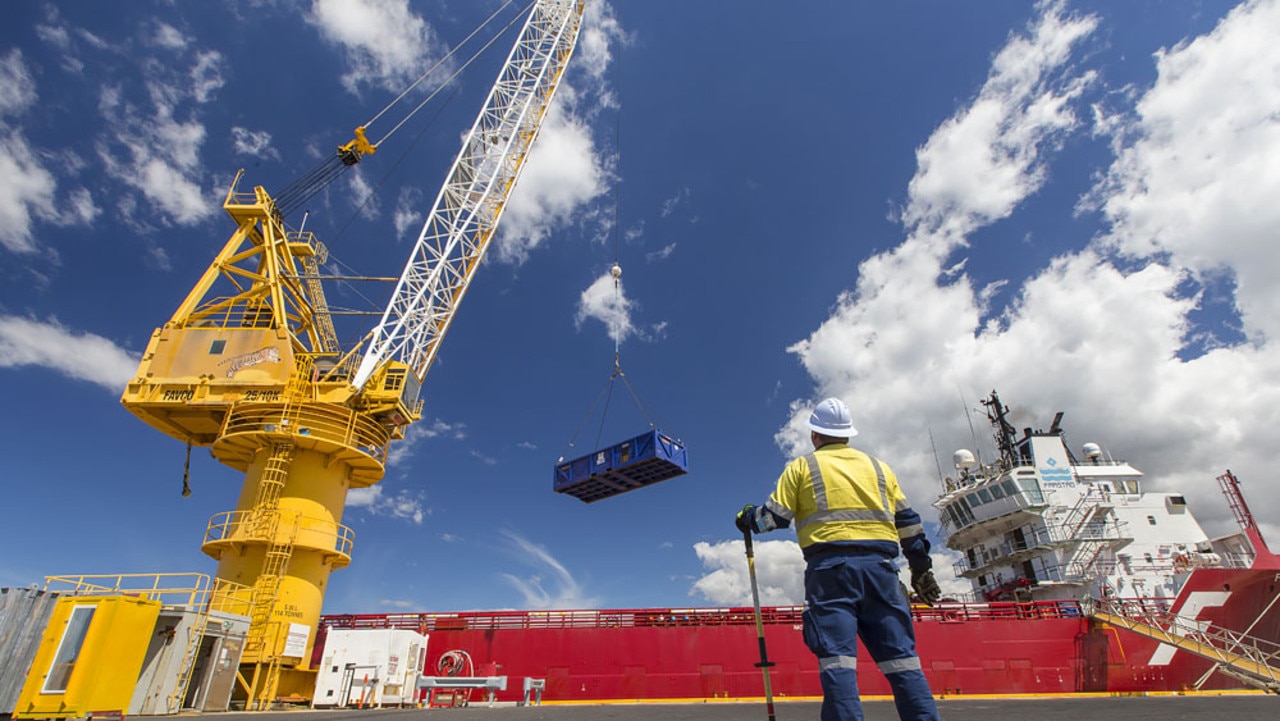 Qube workers in action. Picture: Supplied