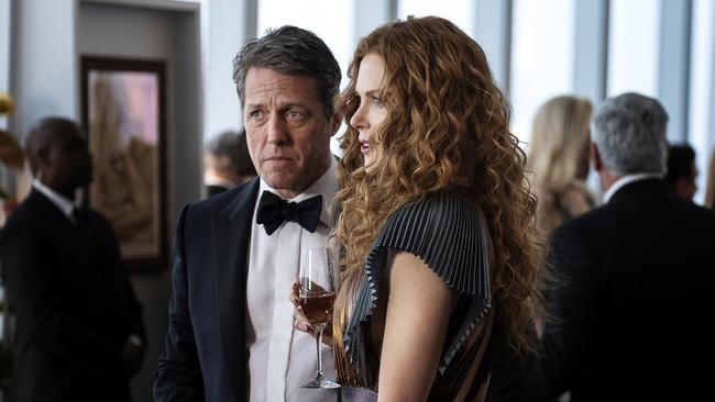 Hugh Grant and Nicole Kidman in The Undoing. Picture: Binge/HBO