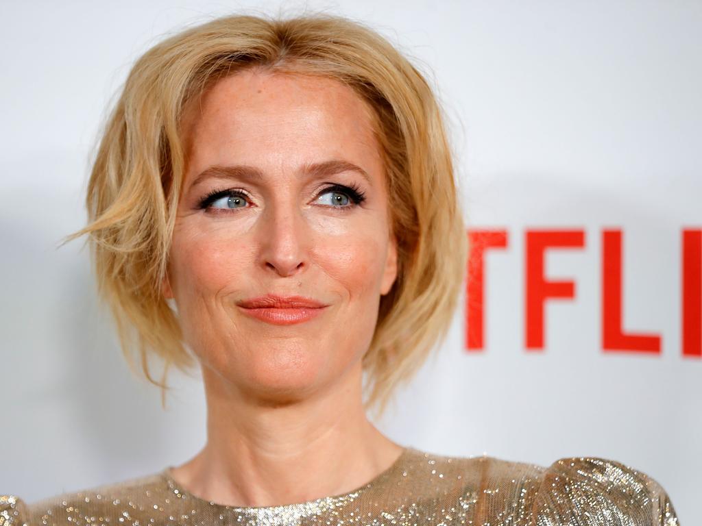 Gillian Anderson will play Newsnight’s former lead presenter, Emily Maitlis. Who will play Meghan Markle in an adaptation? Picture: AFP