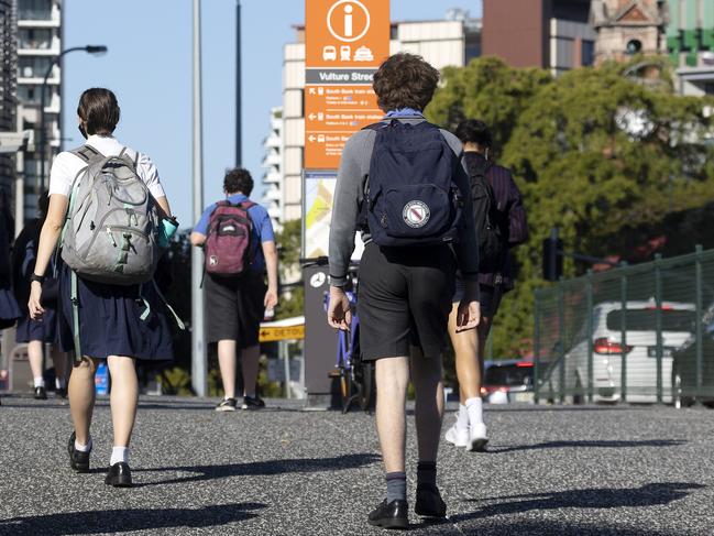School attendance levels have dipped for another year. Picture: NewsWire / Sarah Marshall