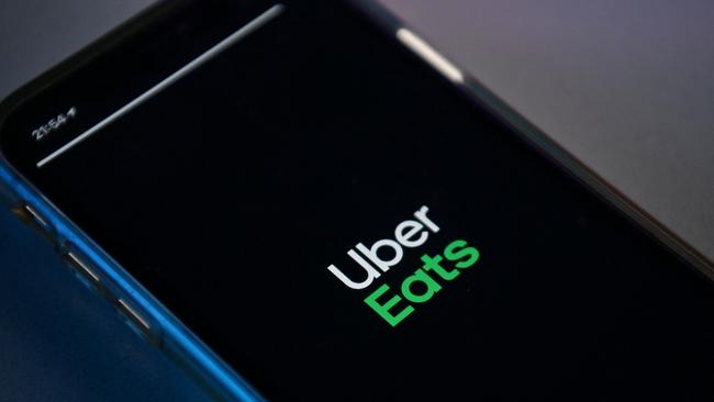 Royal Hobart Hospital patients are reportedly resorting to ordering food from Uber Eats. (Photo by BEN STANSALL / AFP)