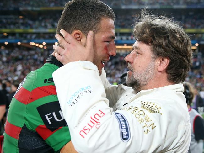 Russell Crowe is returning to Australia and will be seen around Souths.