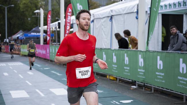 HOBART AIRPORT MARATHON 2024 Michael O'flynn. Picture: Caroline Tan