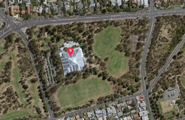 The site of the Aquatic Centre at North Adelaide. Picture: Metromap