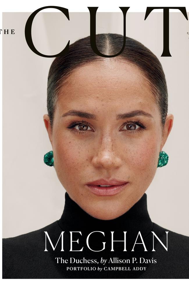 Meghan Markle on the cover of The Cut. Picture: Campbell Addy for The Cut.