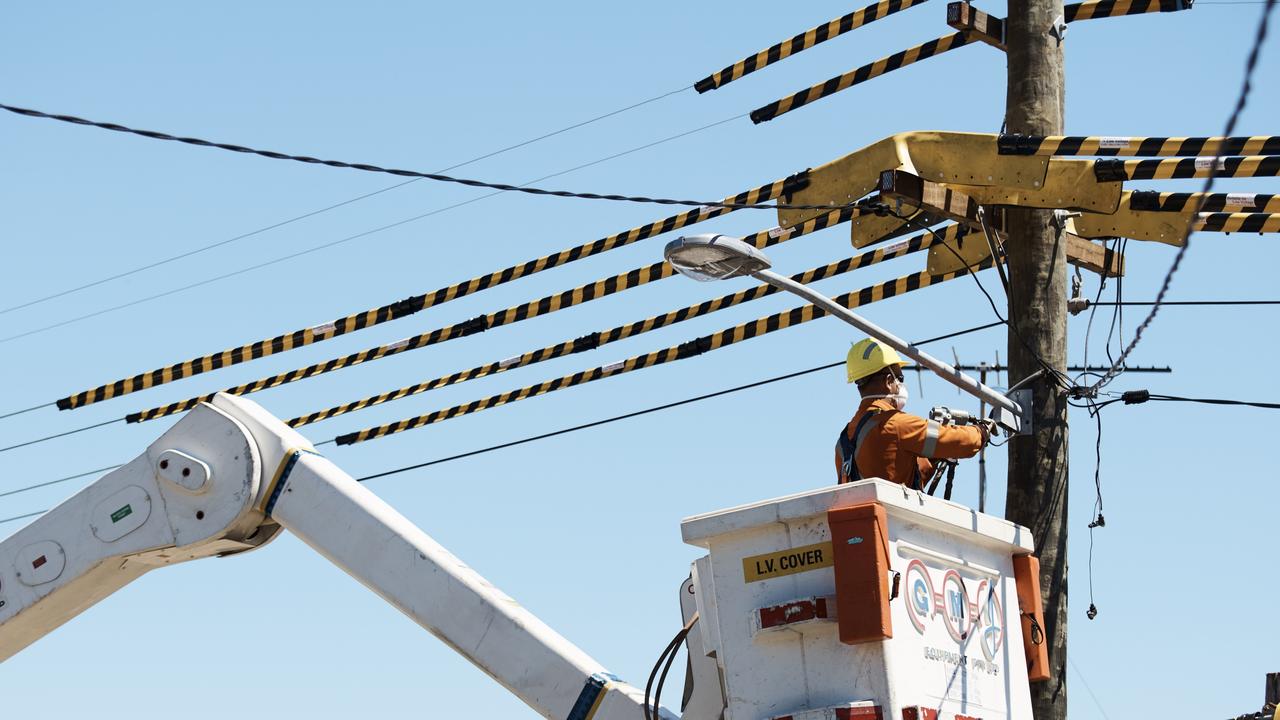 The man was reportedly electrocuted when he was replacing a power pole.