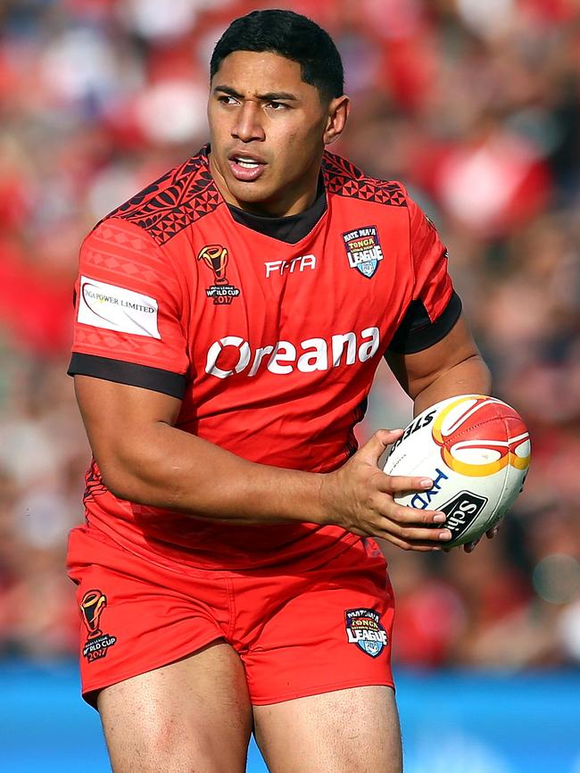 Jason Taumalolo of Tonga during the win against New Zealand. Photo: Getty Images