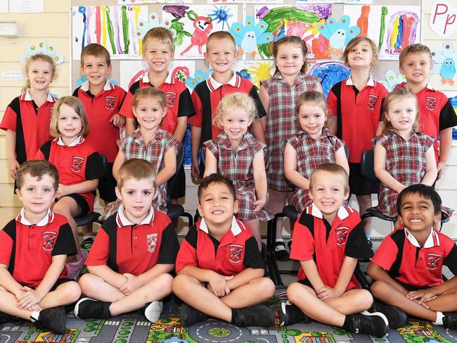 Gooburrum State School<br/>Back row from left: Ziggy, Hunter, Jaxson, Gary, Brooke, Justin, KonnarMiddle row from left: Hannah, Oakley, Josie, Evelyn, PhoebeFront row from left: Mason, Tyler, Luca, Tayte, AbhiramAbsent: Theo, Lakyn, Vincent <br/>Picture: Patrick Woods.