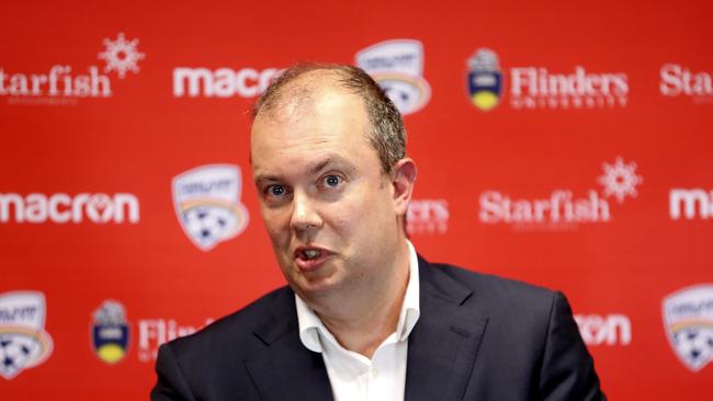 Adelaide United’s former boss Piet van Der Pol has left the country, the club has told a court Picture: File