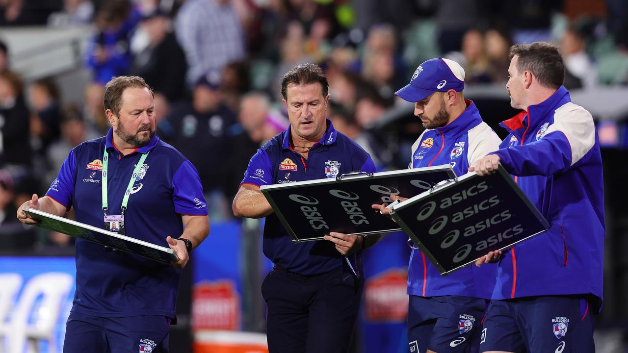 The coach’s selections have raised eyebrows. (Photo by Sarah Reed/AFL Photos via Getty Images)