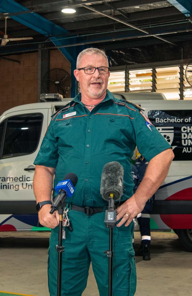 St John's NT Operations Manager Andrew Thomas. Picture: Adnan Reza