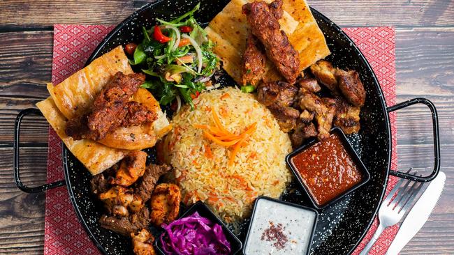 A dish at Apandim Uyghur Cuisine in Sunnybank.