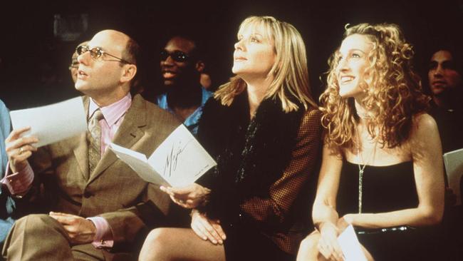 Actors Willie Garson, Kim Cattrall and Sarah Jessica Parker in Sex in the City in 1999. Picture: Supplied