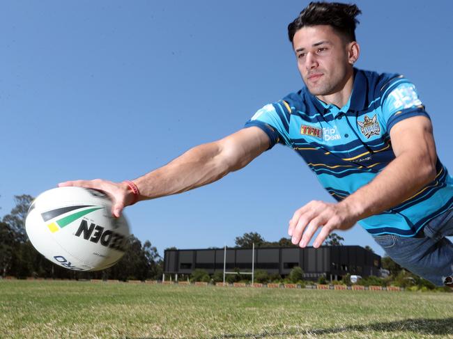 Former Storm and Rabbitohs squad member Jesse Arthars has signed with the Titans for a year.Photo by Richard Gosling