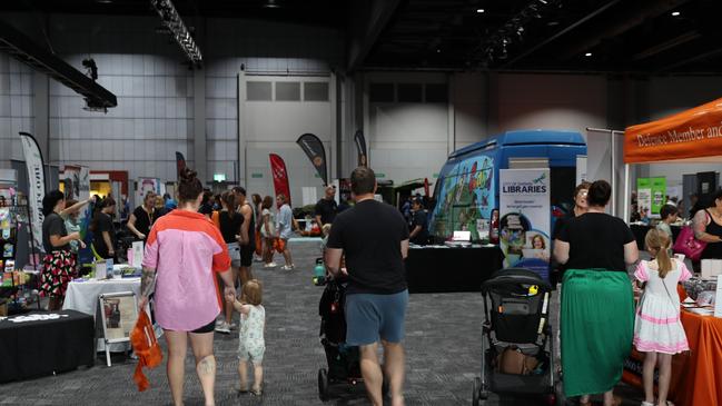 In a bid to help Defence families integrate into Darwin, the ADF host an annual families’ exhibition at the convention centre. Photo: Harry Brill.